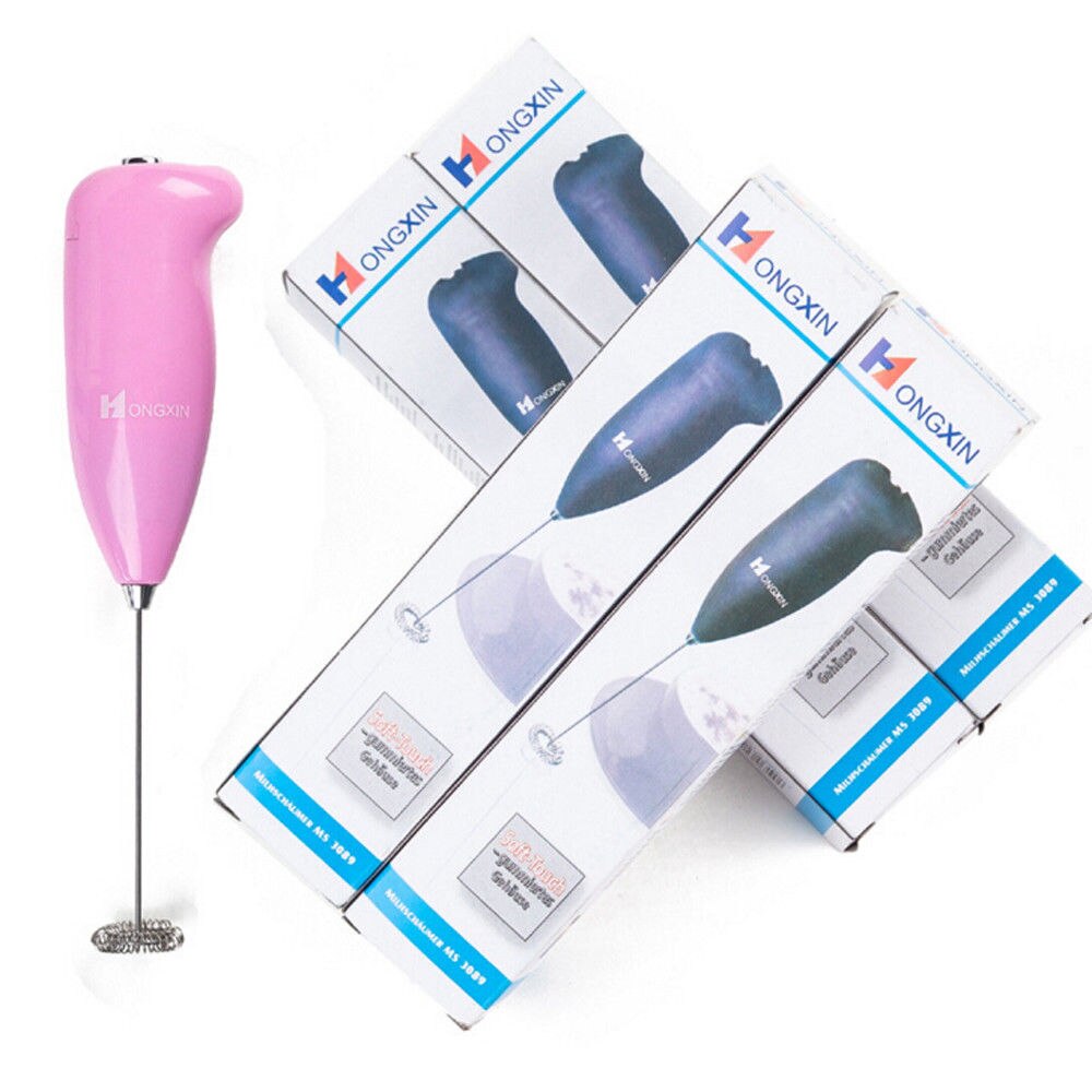 Stainless Steel Automatic Hand Held Electric Mixer Frother Mini Stirrer