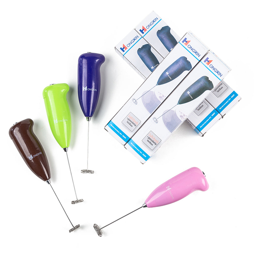 Stainless Steel Automatic Hand Held Electric Mixer Frother Mini Stirrer