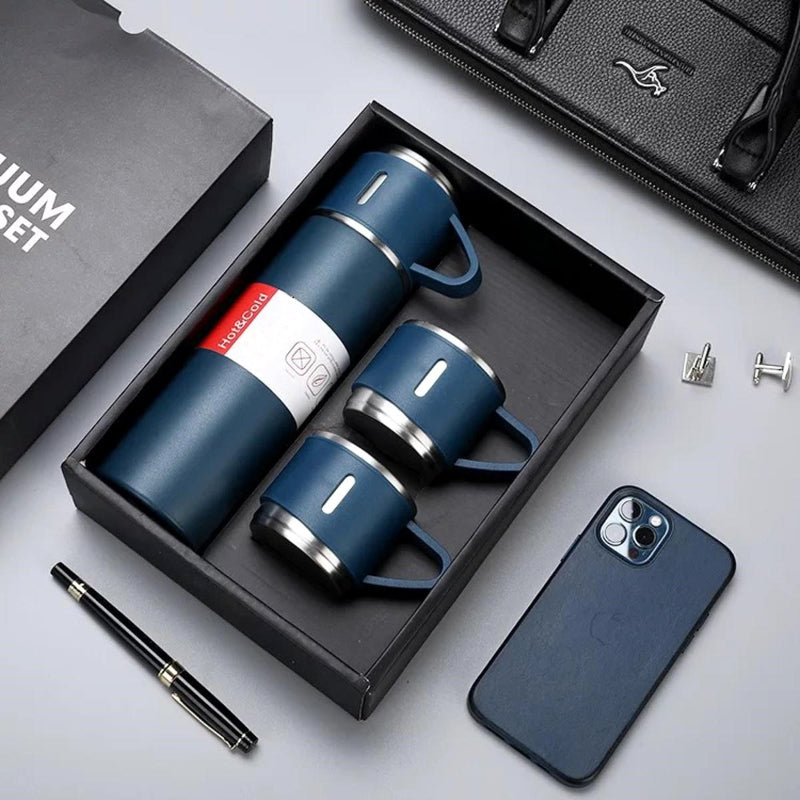 500ml Stainless Steel Vacuum Flask Set