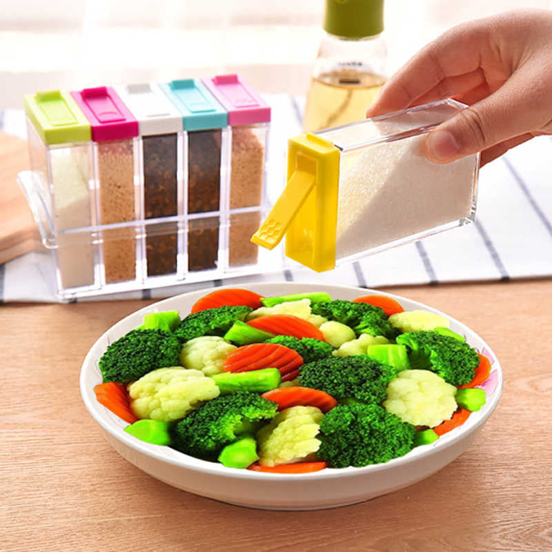 6 Pcs Spice Shaker Storage Boxes