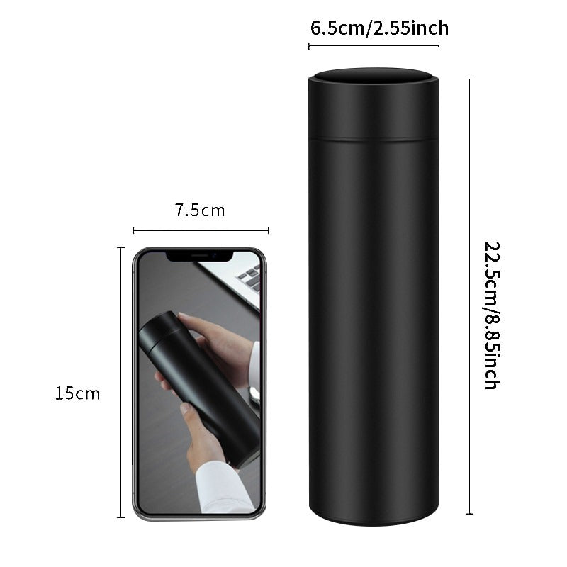 500ml Smart LED Temperature Water Bottle