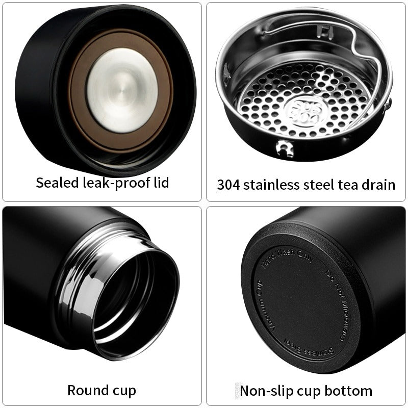 500ml Smart LED Temperature Water Bottle