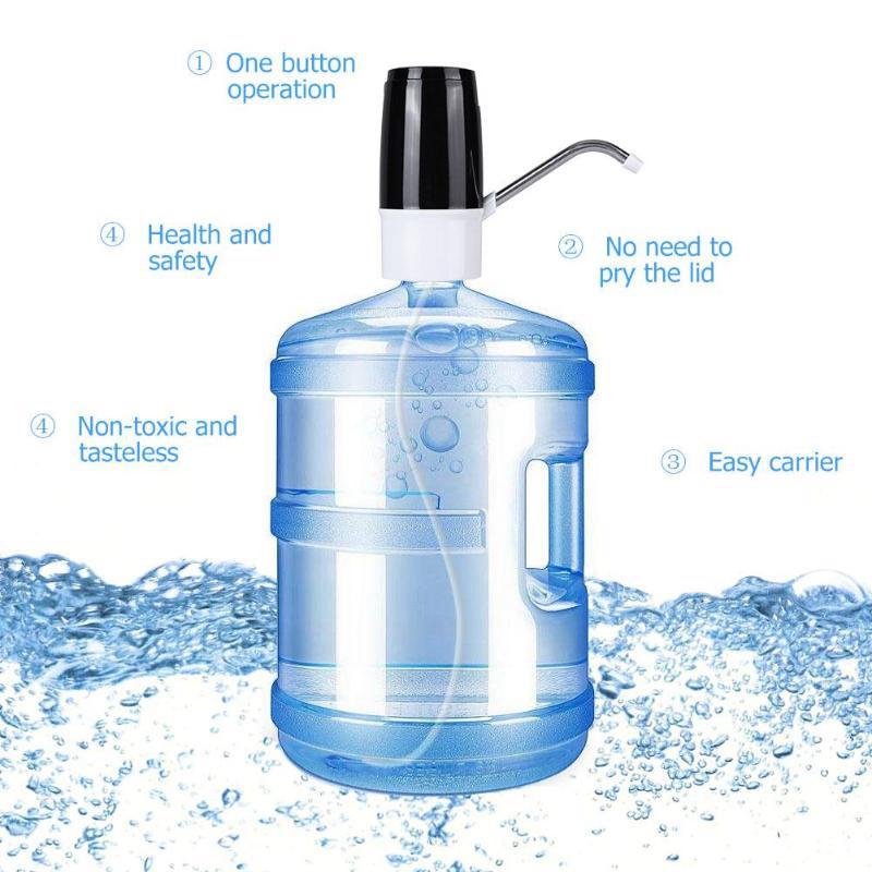 Portable USB Water Bottle Pump – Electric Dispenser