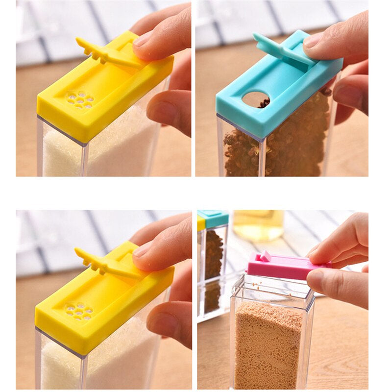 6 Pcs Spice Shaker Storage Boxes