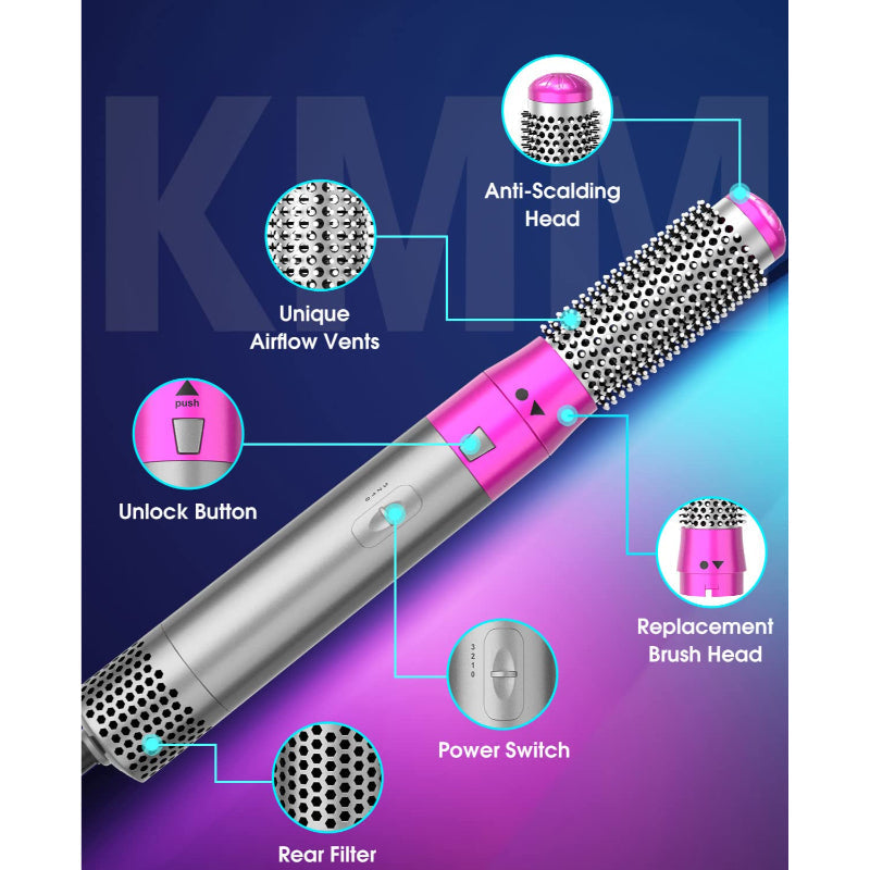 5 in 1 Hair Dryer & Styling Tool – Dryer, Straightener, Curler & Comb