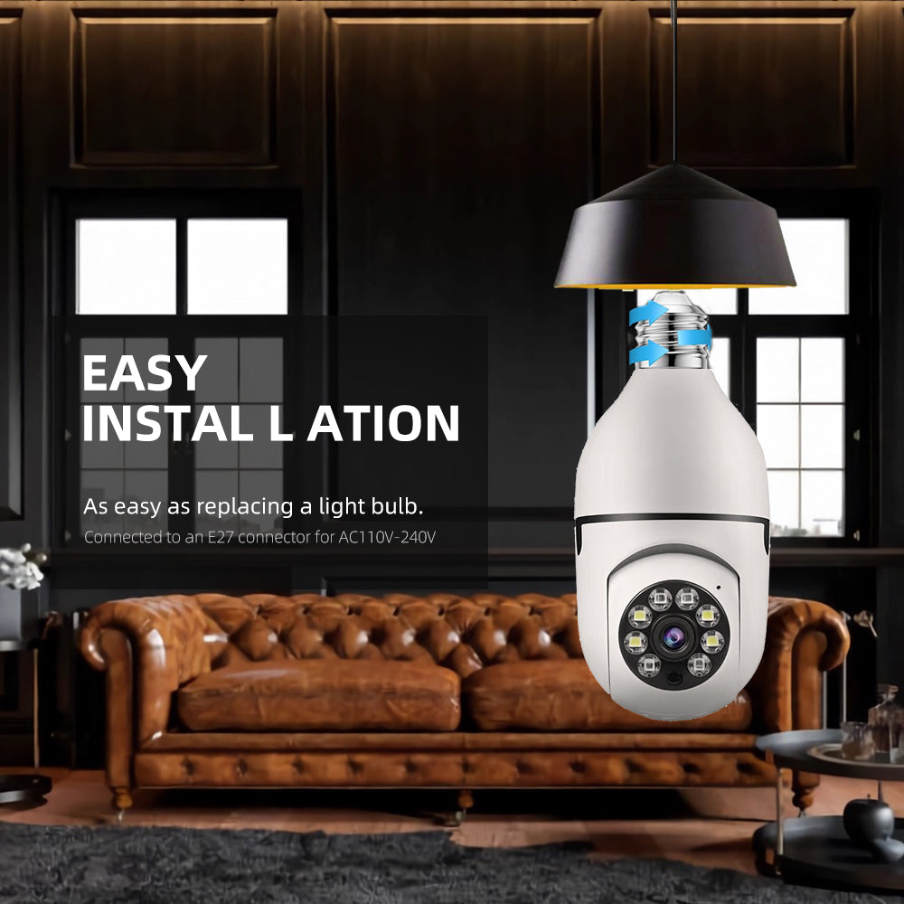 V380 1080P Wireless PTZ LED Bulb Camera