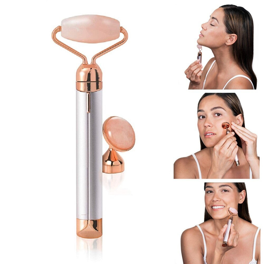 Jade Roller Facial Beauty Tool for Wrinkles