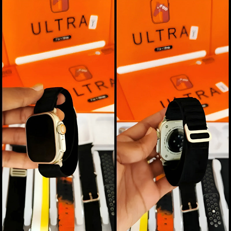 7-in-1 Ultra Smart Watch – Big 2.01” Display with 7 Straps