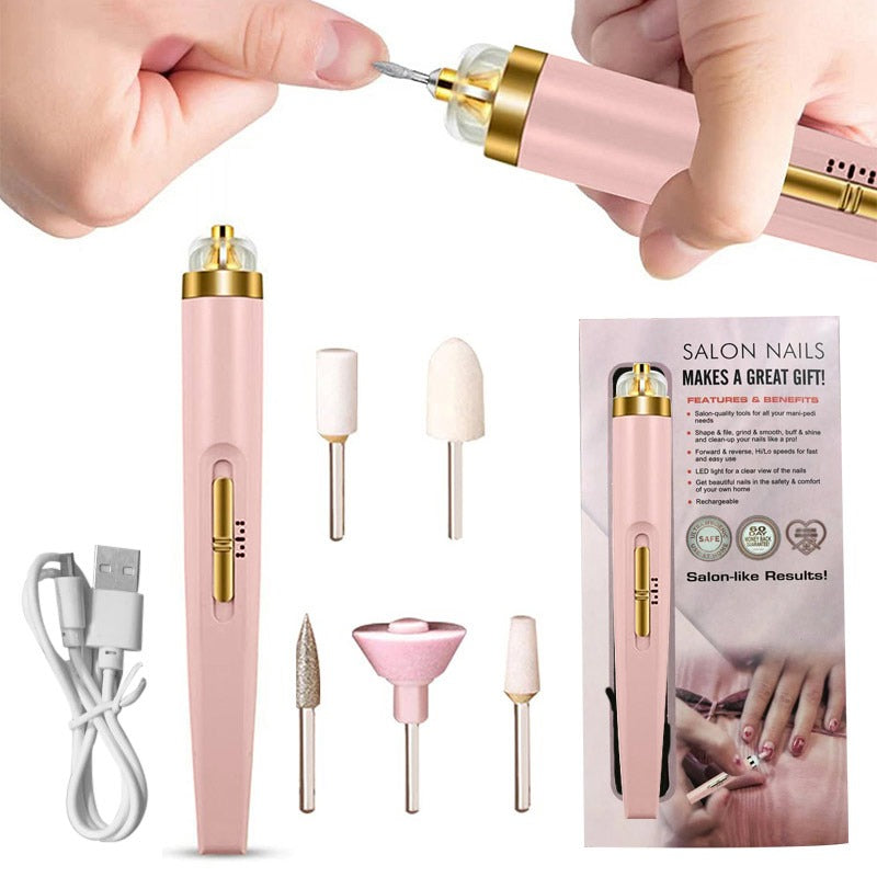5-in-1 Electric Nail Drill Set – Manicure & Pedicure Kit