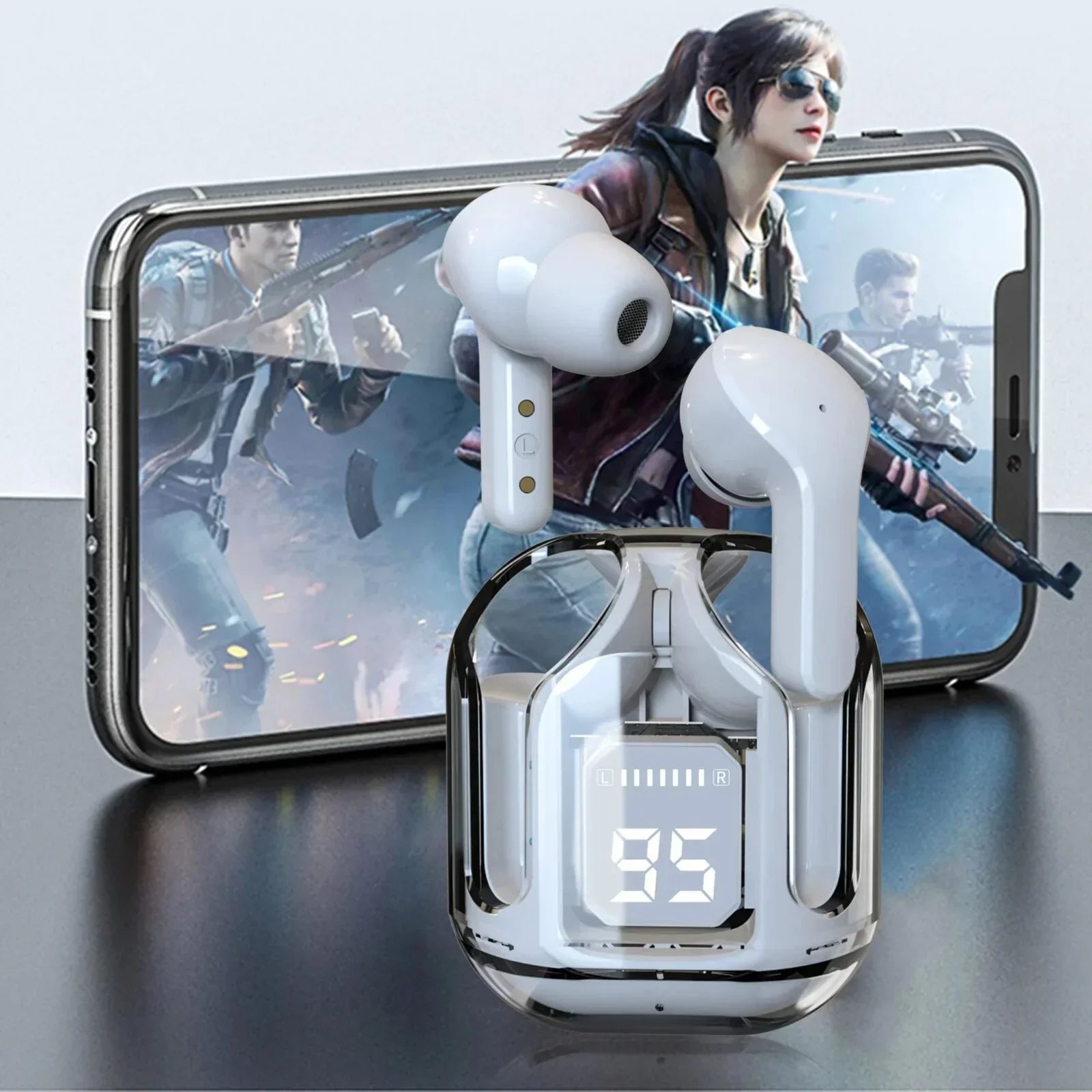 Air 31 TWS Transparent Earbuds Bluetooth 5.3V